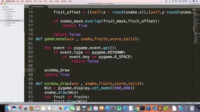 Snake game in python | Pygame tutorial for beginners | part 3 смотреть онлайн