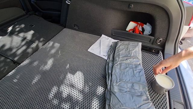 Авто кемпинг. Засовываем матрас в багажник Passat B8 Серия 1 смотреть онлайн