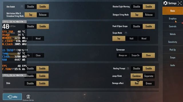 PUBG MOBILE - GTX 760 2GB - CUSTOM 1080p смотреть онлайн