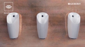 Универсальный писсуар Geberit с системой управления. Функции и возможности