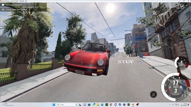 BeamNG Drive Porsche 911 crash part 3 смотреть онлайн