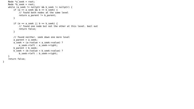 Code Review: Test if two nodes in a binary search tree are cousins смотреть онлайн