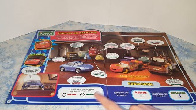 Cars Magazine With Doc Hudson/Журнал тачки с машинкой Док Хадсон 2008 год 3 выпуск