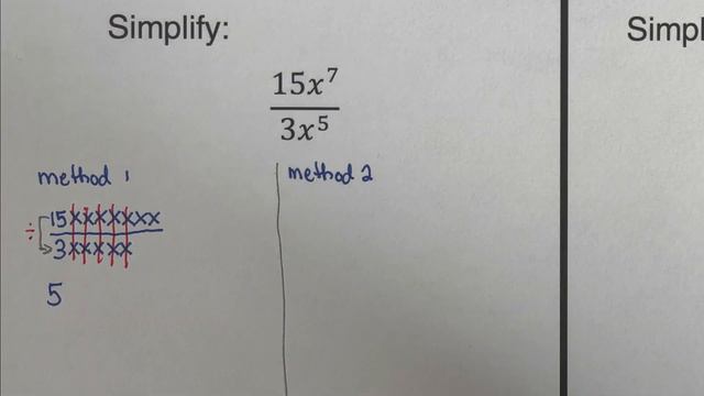Quotient Rule for Exponents смотреть онлайн
