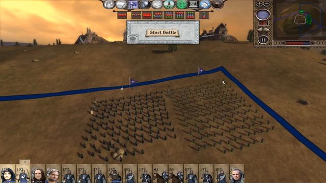 THE SWAN KNIGHTS RISE! Third Age Total War: Divide & Conquer - Dol Amroth Campaign #1 смотреть онлайн