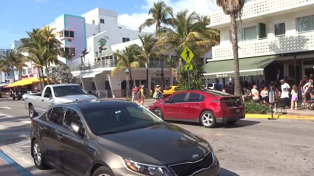 Оушн Драйв-Известное место в МАЯМИ БИЧ.Март 2017г смотреть онлайн