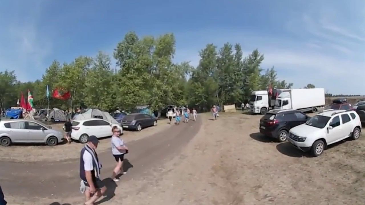 11.08.2018 Бузулук. Слет ветеранов войн Салам бача. Фестивальная поляна. 360 смотреть онлайн