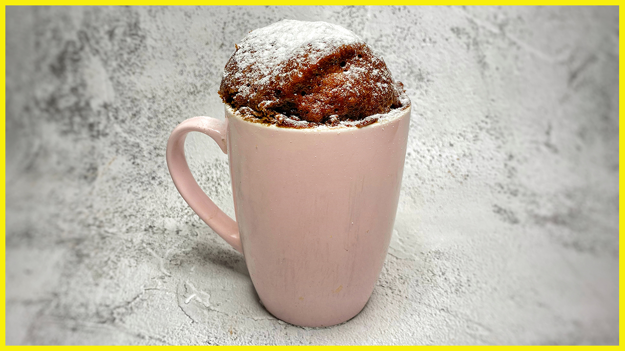 КЕКС В КРУЖКЕ за 3 минуты в микроволновке! Когда захотелось что-то сладкое к чаю! Быстрый кекс" смотреть онлайн