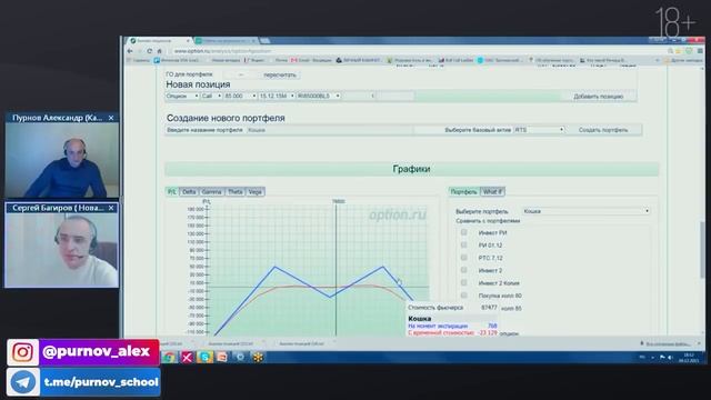 Подробная инструкция при построении Дельта нейтральной позиции I Торговля Опционами смотреть онлайн