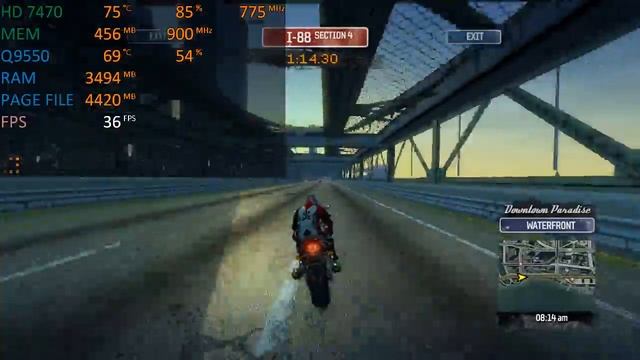 Burnout Paradise - Core 2 Quad Q9550 - HD 7470 - 6 GB Ram смотреть онлайн