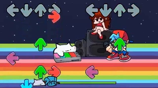 Jugando el mod de BONGO CAT de FNF :3 смотреть онлайн