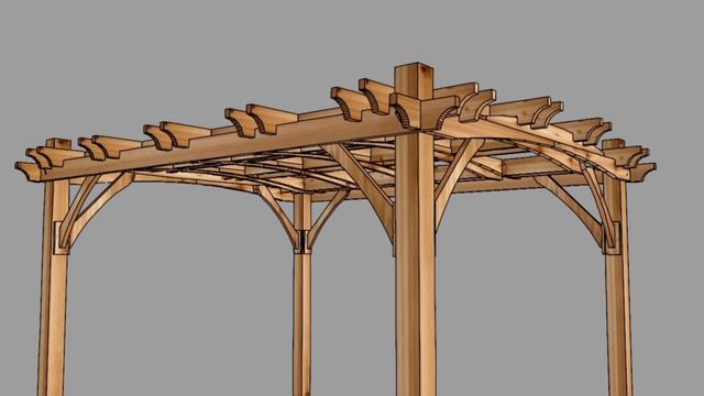 10x12 Arched Pergola with Retractable Canopy Assembly Video смотреть онлайн