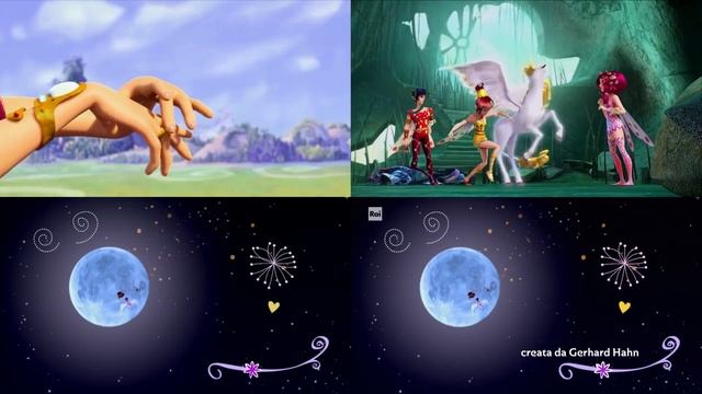 Mia and me - All openings - From Season 1 to Season 4 [COMPARISON] смотреть онлайн