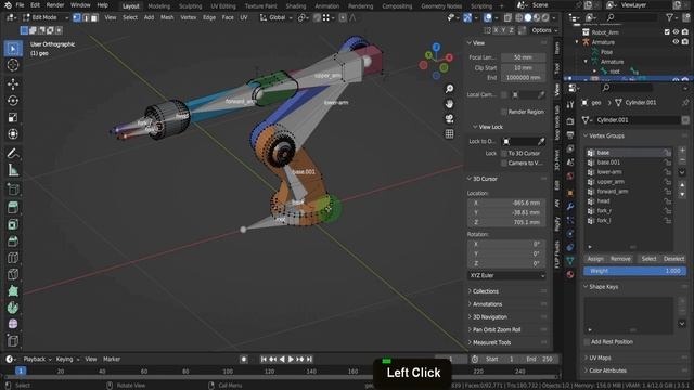 Tutorial: Blender Robot Arm Rigging and Animation смотреть онлайн