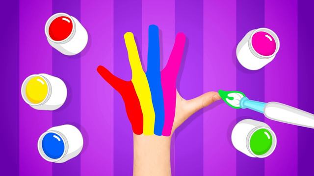 Изучение цветов с семьей пальчиков Плим-Плим #1 | Учебные видеофильмы | Плим Плим