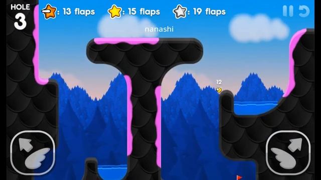 Flappy Golf 2 - Sticky Zone Hole 3 (12 Flaps) смотреть онлайн