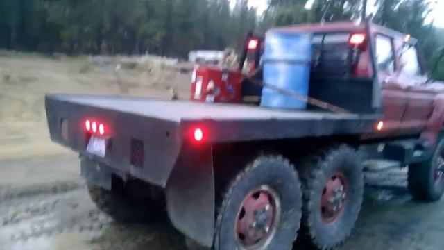 1975 Ford f-700 custom crew cab 6x6 смотреть онлайн