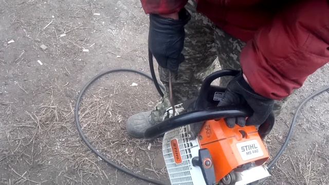 Чистка пилы штиль мс440 смотреть онлайн