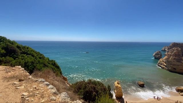 #Прайя да Маринья #Самый красивый пляж мира #Алгарве-Португалия смотреть онлайн