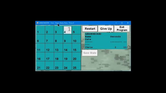 I programmed the game Minesweeper in Powershell (for Windows). This will be a tutorial of the game. смотреть онлайн