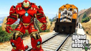 СМОЖЕТ ЛИ ХАЛКБАСТЕР ОСТАНОВИТЬ ПОЕЗД ЭКСПЕРИМЕНТ ГТА 5 МОДЫ! ОБЗОР МОДА В GTA 5! ИГРЫ ВИДЕО MODS