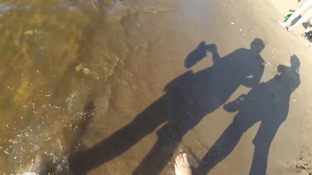 297. Самара. Пляж. Гуляем по воде смотреть онлайн