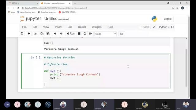 Recursive Function in Python смотреть онлайн