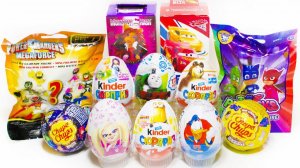 12 Киндер Сюрпризов МАША и МЕДВЕДЬ Барбоскины ГЕРОИ в МАСКАХ Фиксики Монстер Хай Тачки 3 Дональд Дак