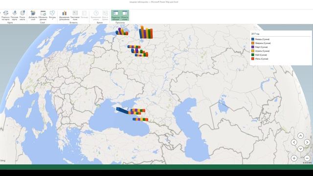 Power Map для Excel Создаём свою карту продаж смотреть онлайн