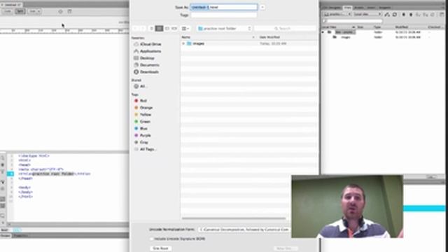 Dreamweaver CC tutorial: Creating a new site and linking a root folder structure смотреть онлайн