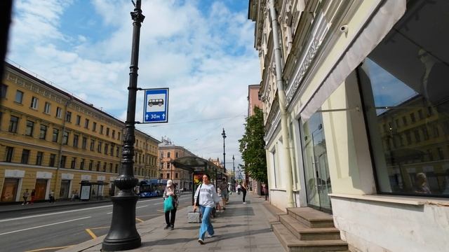 Невский проспект в Петербурге от площади Александра Невского до площади Восстания смотреть онлайн