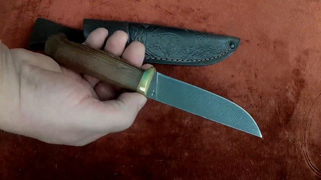 Нож "Таежный-2" (дамасская сталь, венге) https://korenok.ru смотреть онлайн