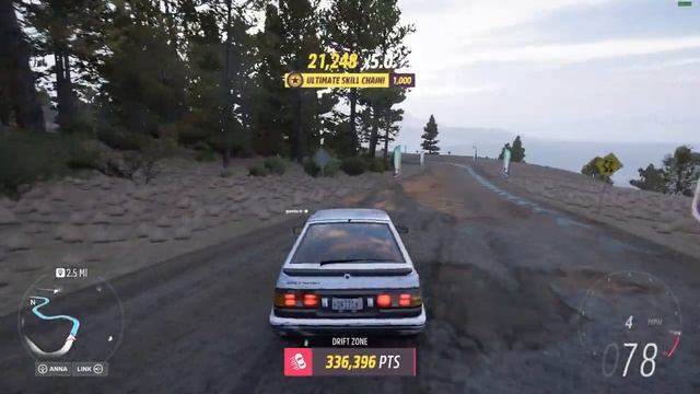 TOYOTA AE86 DRIFT RUN IN FORZA HORIZON 5 смотреть онлайн