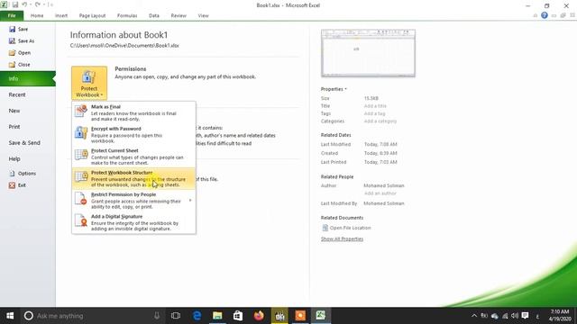 شرح برنامج الاكسيل محاضرة 2 File tab (Excel 2010) смотреть онлайн