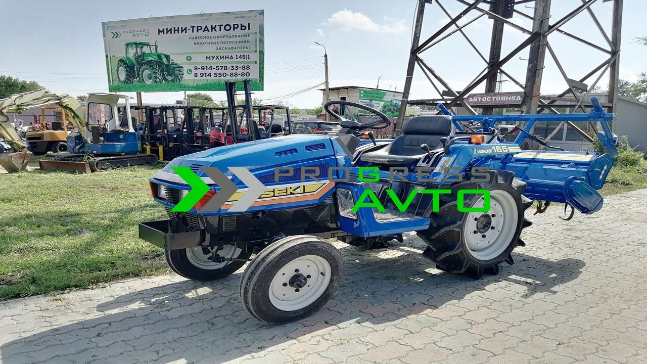 Трактор 16 л.с. всего за 420 000 руб! ISEKI TU165 / 3 цилиндра 2WD почвенная фреза ПРОГРЕСС АВТО смотреть онлайн