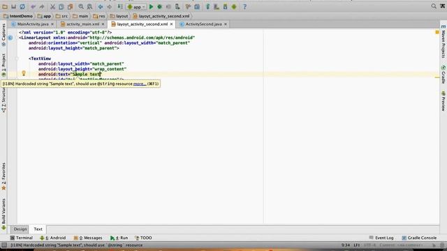 Android Intents Part 1 - Explicit Intents смотреть онлайн