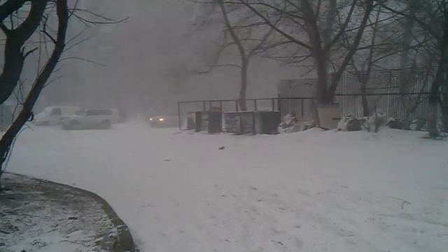 Владивосток заметает снегом смотреть онлайн