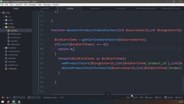 Lieferadresse anlegen - PHP Online Shop programmieren für Anfänger | Part 12 смотреть онлайн