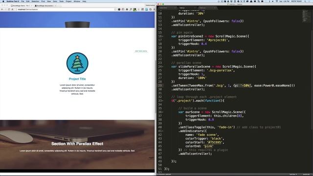 ScrollMagic 101 - A Simple Parallax Effect