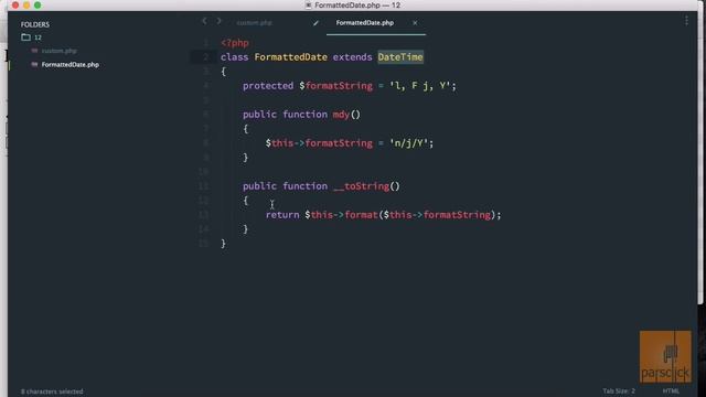 ۱۲- توسعه دادن زمان با کلاس DateTime در پی اچ پی смотреть онлайн
