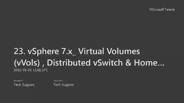 23. vSAN vs vVols | vSwitch vs Distributed vSwitch Architecture | vDS Private VLAN & Port Mirroring смотреть онлайн