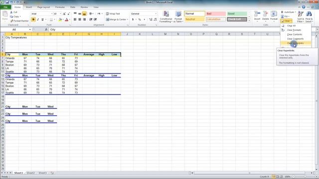 2.3 Delete Cells and Data - MS Excel (Urdu) - MS Office 2010 Tutorials смотреть онлайн