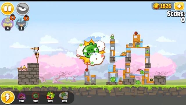 Angry Birds Seasons Cherry Blossom All levels смотреть онлайн