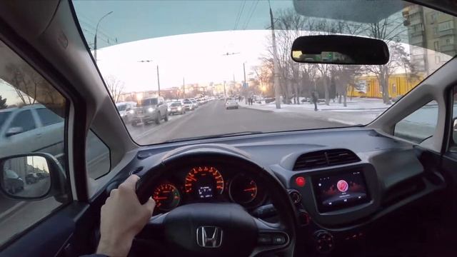HONDA Jazz Fit 2011 1.2 MT iVTEC (90ps) POV TEST DRIVE №2 смотреть онлайн