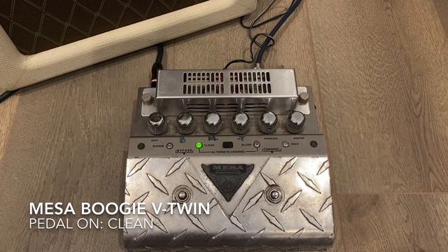 Mesa Boogie V-Twin Demo No Talk Tube Distortion Pedal смотреть онлайн