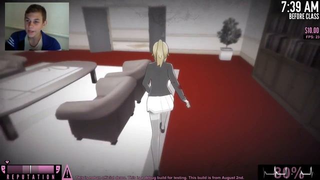 Сенпай в режиме миссий?! Yandere Simulator / Яндере симулятор баг смотреть онлайн