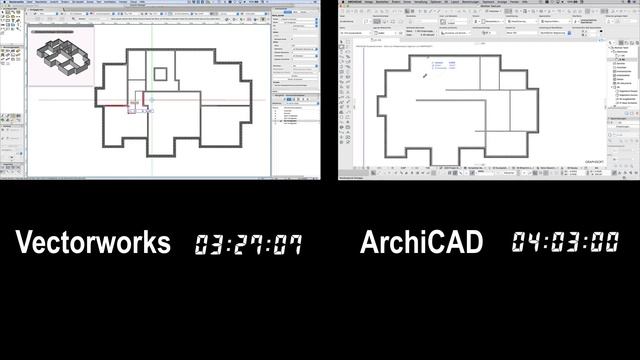 CAD-Vergleich: Grundriss erstellen mit Vectorworks & Archicad смотреть онлайн