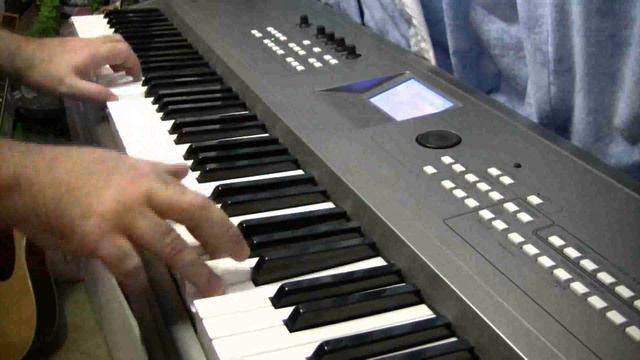 Yamaha MM8 Noodling blues on the piano смотреть онлайн