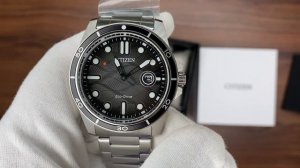 Xship.vn: Citizen Marine 1810 Eco-Drive Black Dial Men Watch AW1816-89E