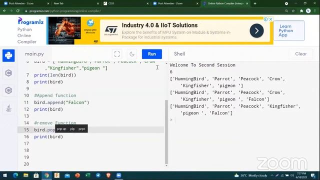 DAY 2 : PYTHON PROGRAMMING FOR BEGINNERS смотреть онлайн